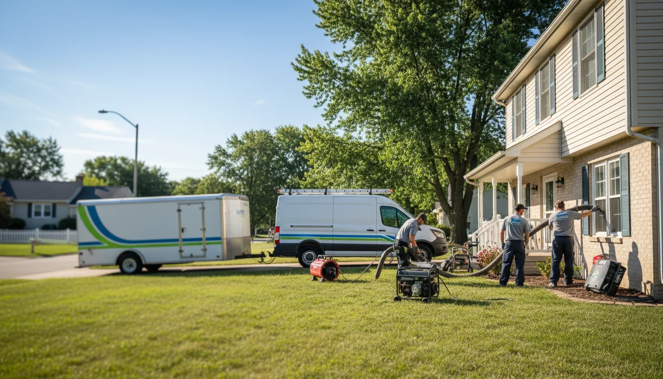 Flooded Basement Restoration And Cleanup With Repair in Jewett, OH near me
